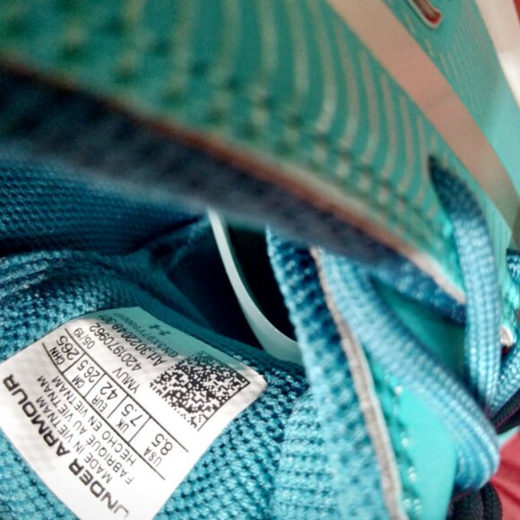 Under Armour Curry SC 3ZERO III Basketball Shoes Teal White Men’s Sneakers - Picture 6 of 7